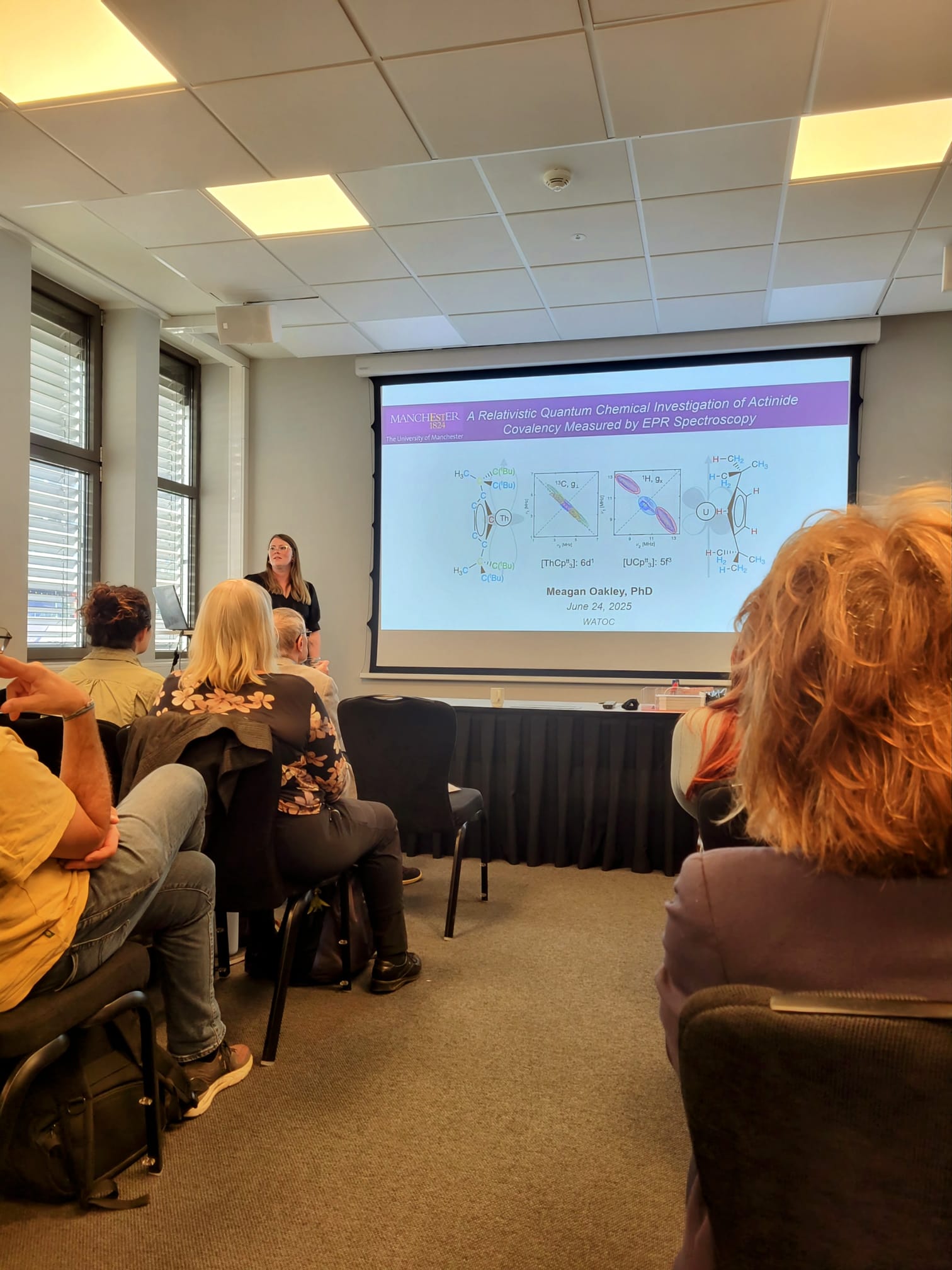 Photo for Meagan presents her research at WATOC
