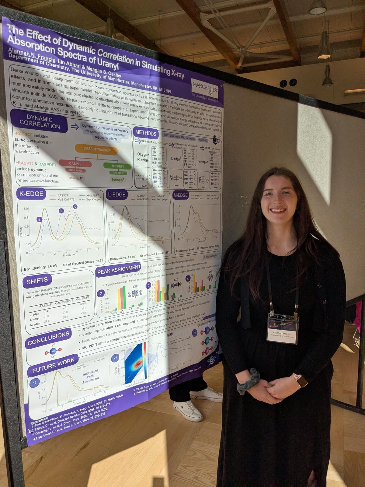 Photo for Lana and Meagan present at the 3rd International Workshop on Theory Frontiers in Actinide Science Chemistry and Materials